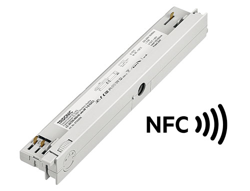 Tridonic:LED driver in-track DALI one4all NFC EXC3: driver and adapter in one