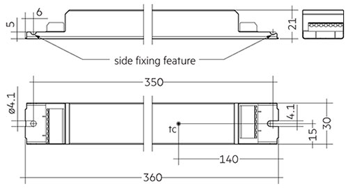 Технология Tunable White LED драйвер 85 Вт, 600–1800 мА DT8 lp PRE